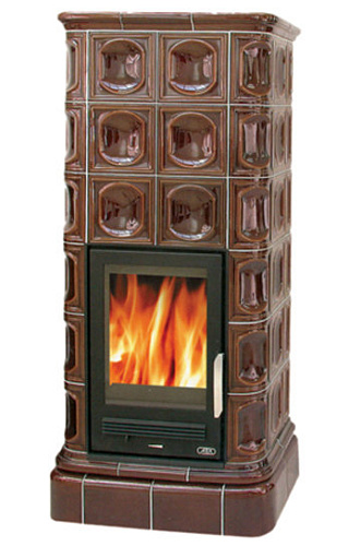 Керамическая печь KALEDONIE L, с чугунной топкой_3